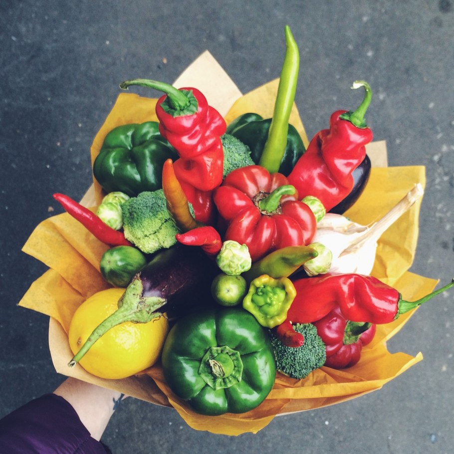 Букет из овощей мастер класс