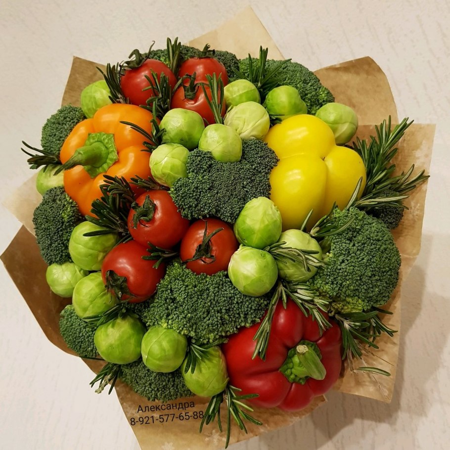 Овощной букет для мужчины