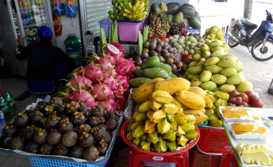 Фуд Сити рынок экзотические фрукты