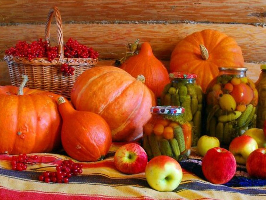 Осенний урожай осенние заготовки