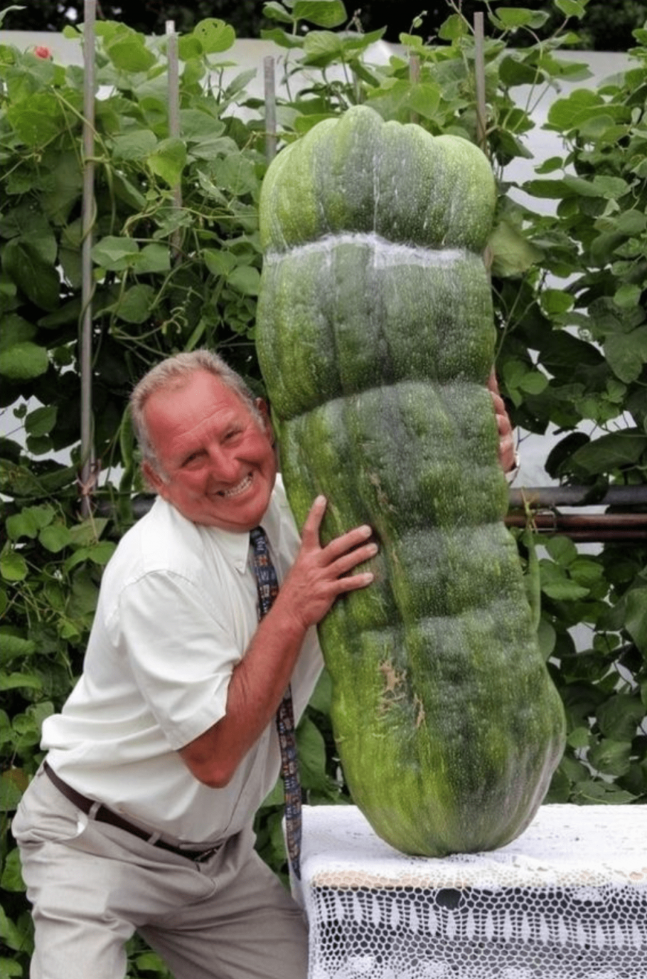 Самый большой кабачок