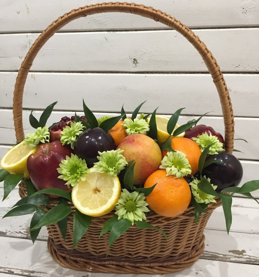 Фруктово Цветочная корзина