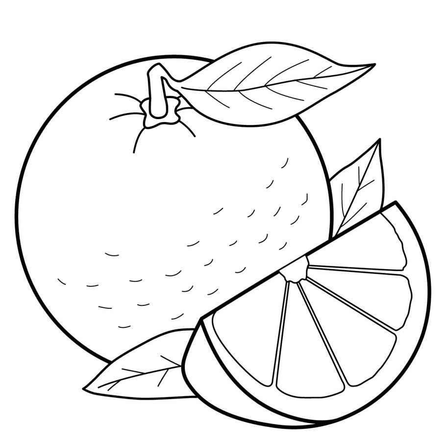 Раскраска "фрукты"