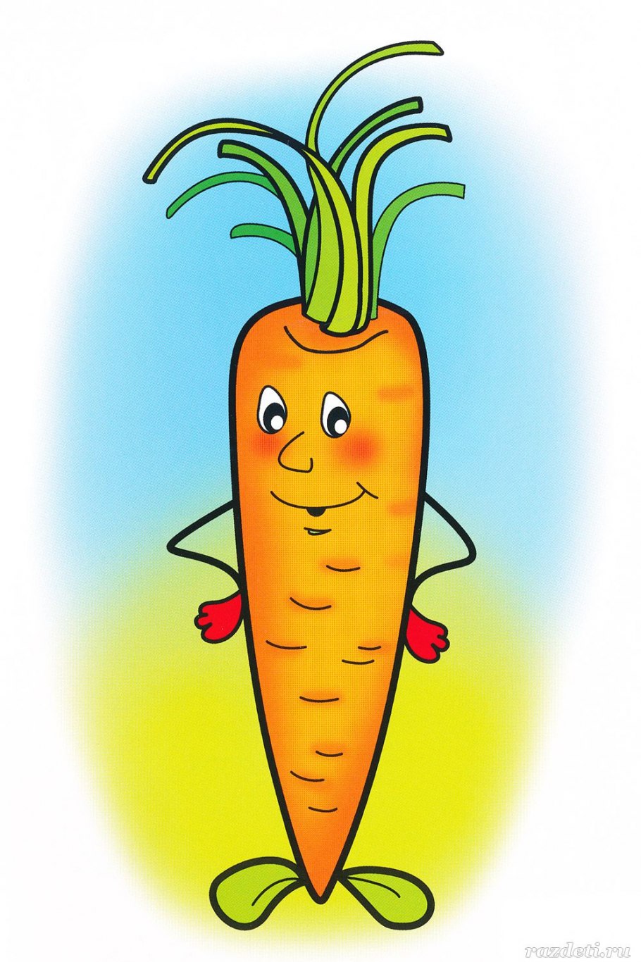 Овощи и фрукты эскиз