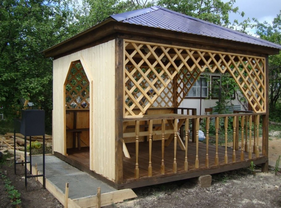 Беседки из дерева