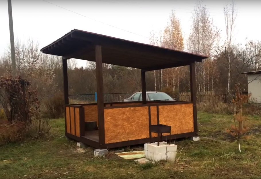 Постройка беседки своими руками