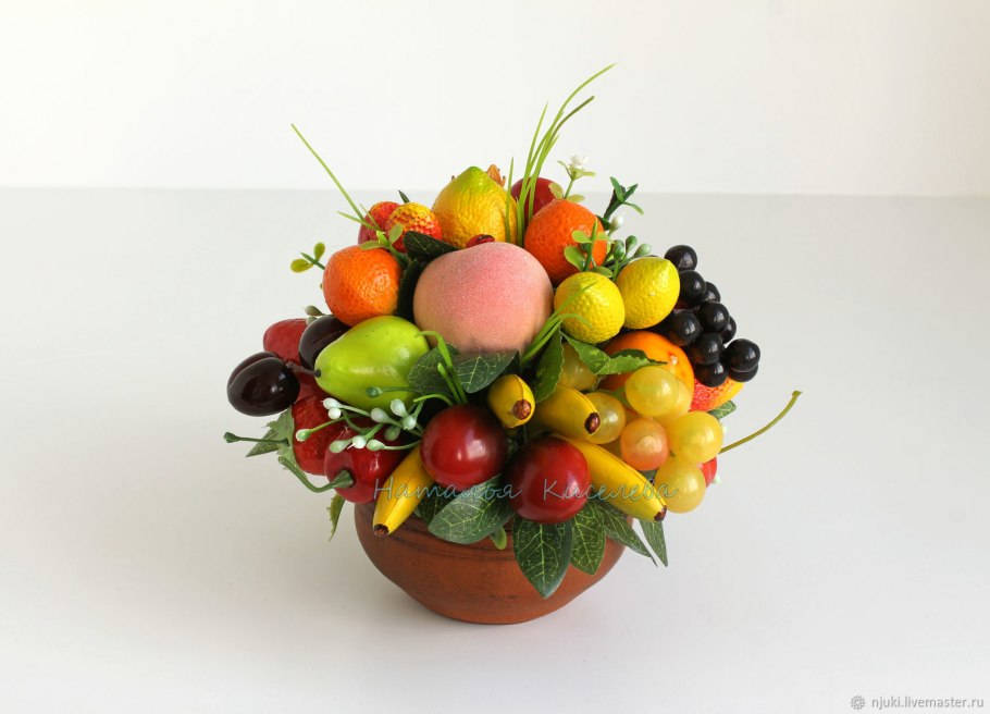 Цветочно-фруктовые композиции