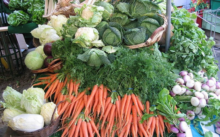 Овощи на огороде