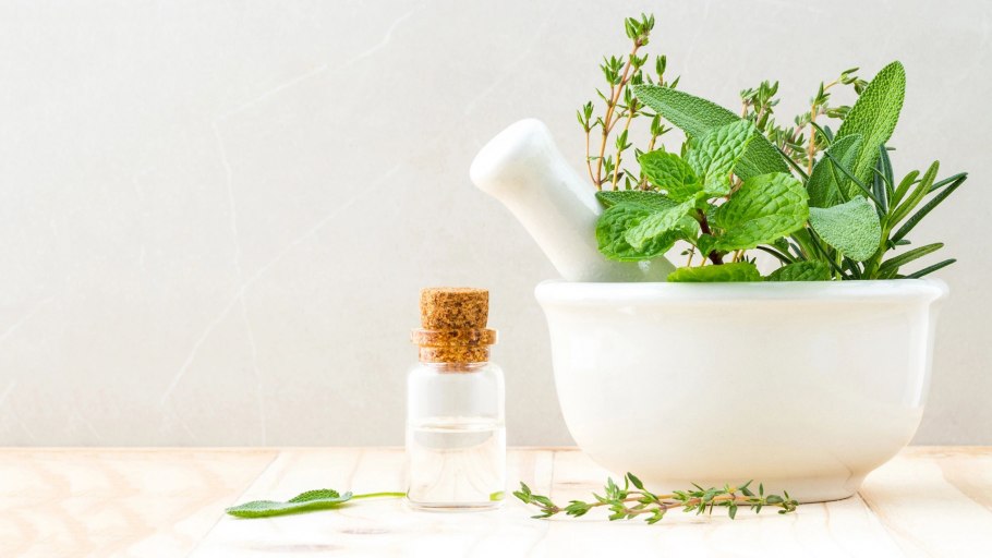 Таблетки, зелень