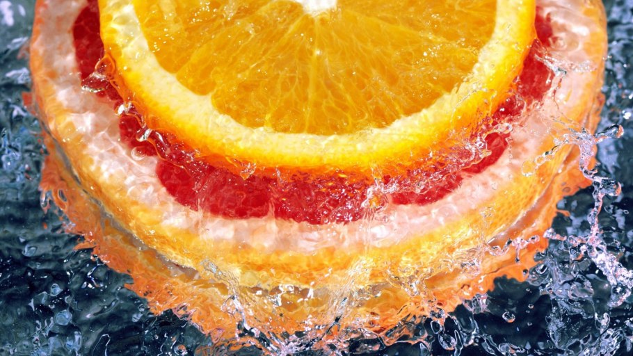 Цветные фрукты