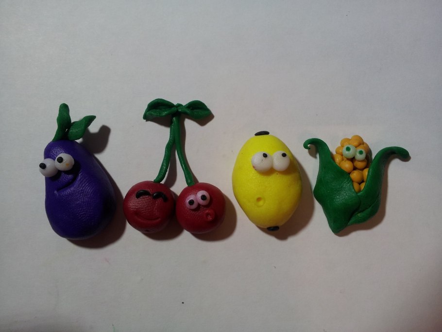 Лепка фрукты