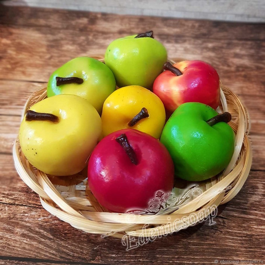 Мед зелень яблоки