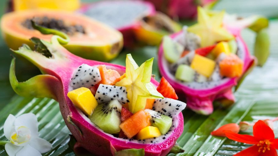 Питахайя и карамбола