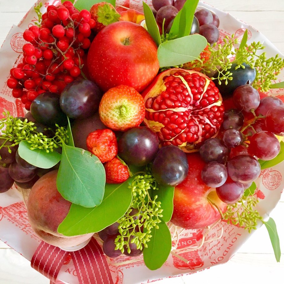 Фруктовый букет с лимонами