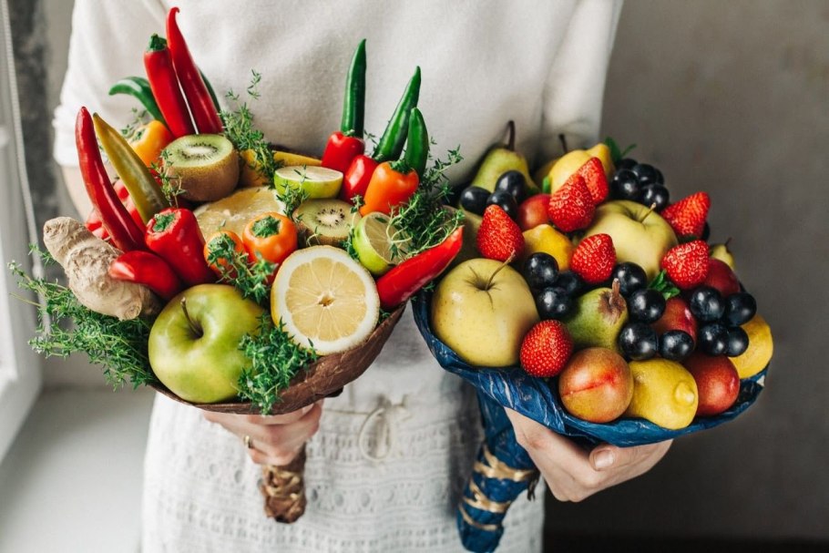 Съедобные букеты из фруктов