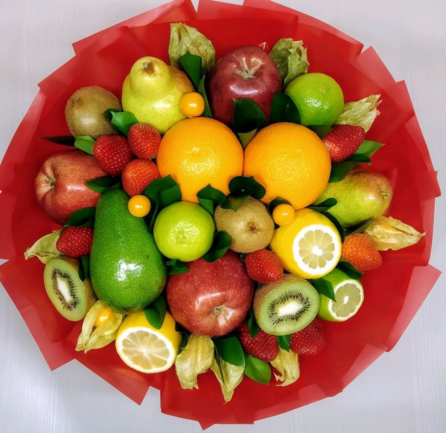 Фруктовый букет "лайм-гранат"