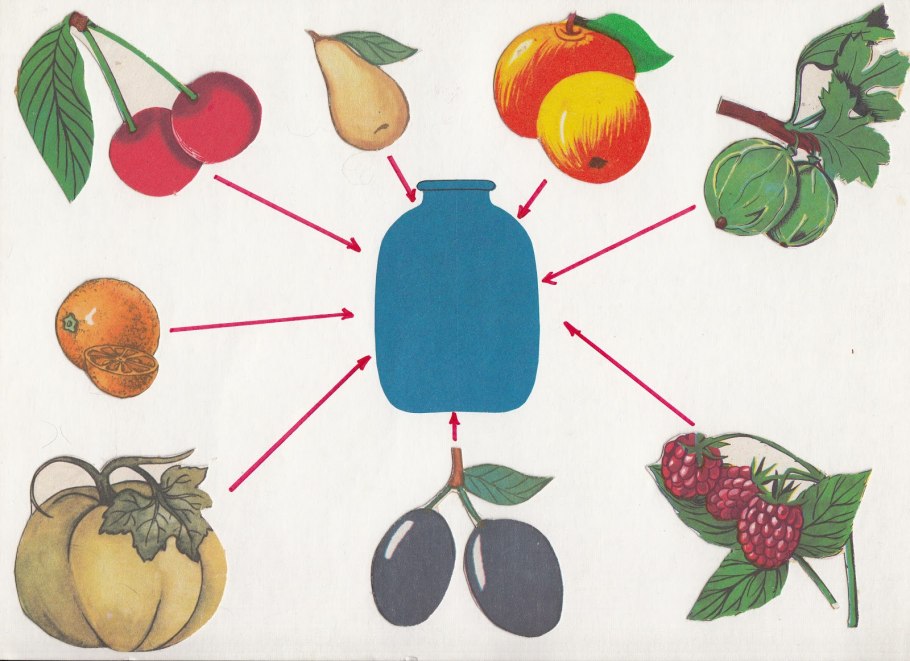 Занятие для малышей фрукты