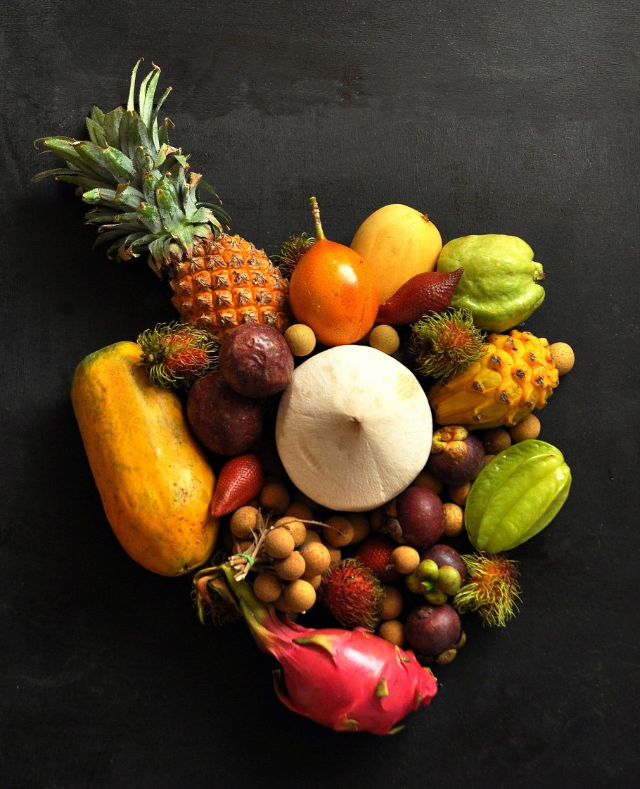 Экзотические фрукты и овощи