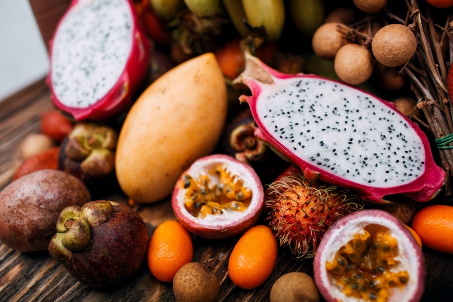 Папайя рамбутан маракуйя