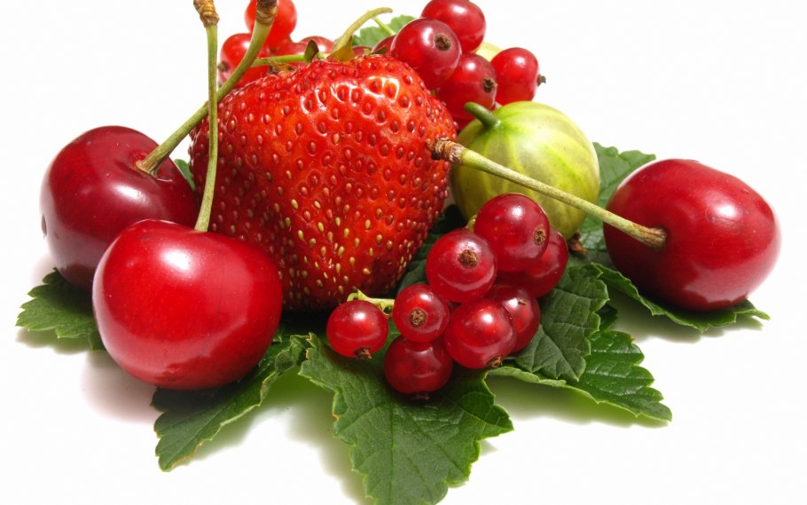 Фрукты на прозрачном фоне