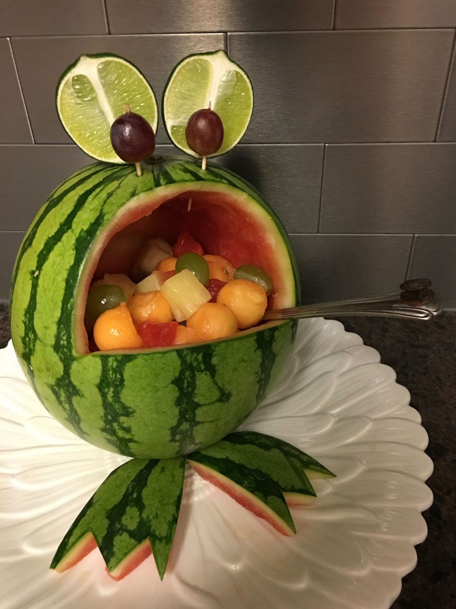 Украшения из арбуза