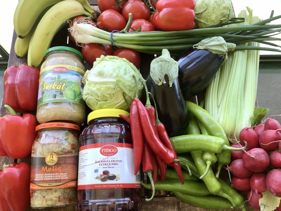 Экзотические фрукты и овощи