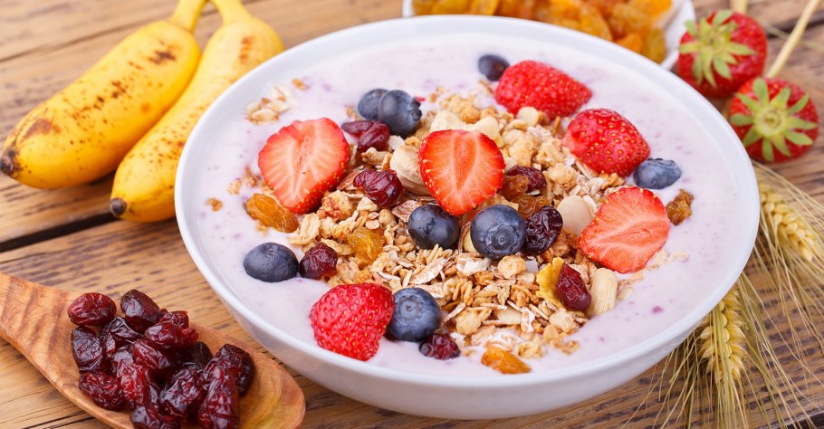 Мюсли с ягодами