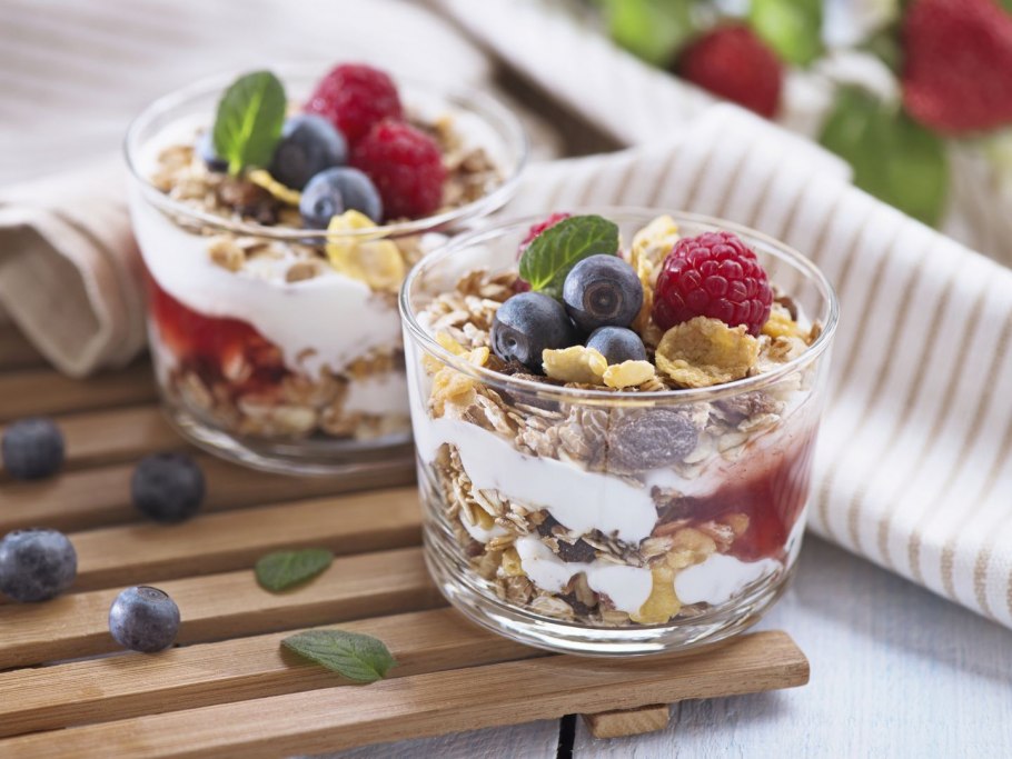 Парфе с гранолой