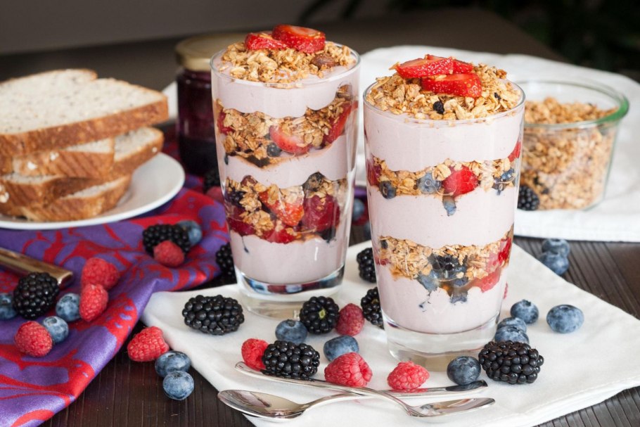 Мюсли с фруктами