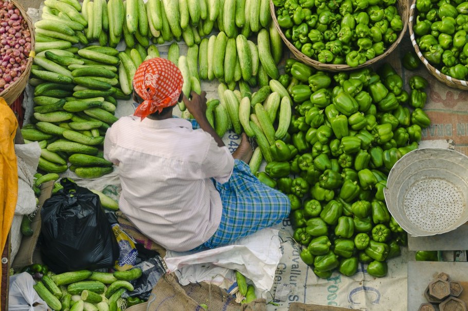 Овощи и фрукты в Индии