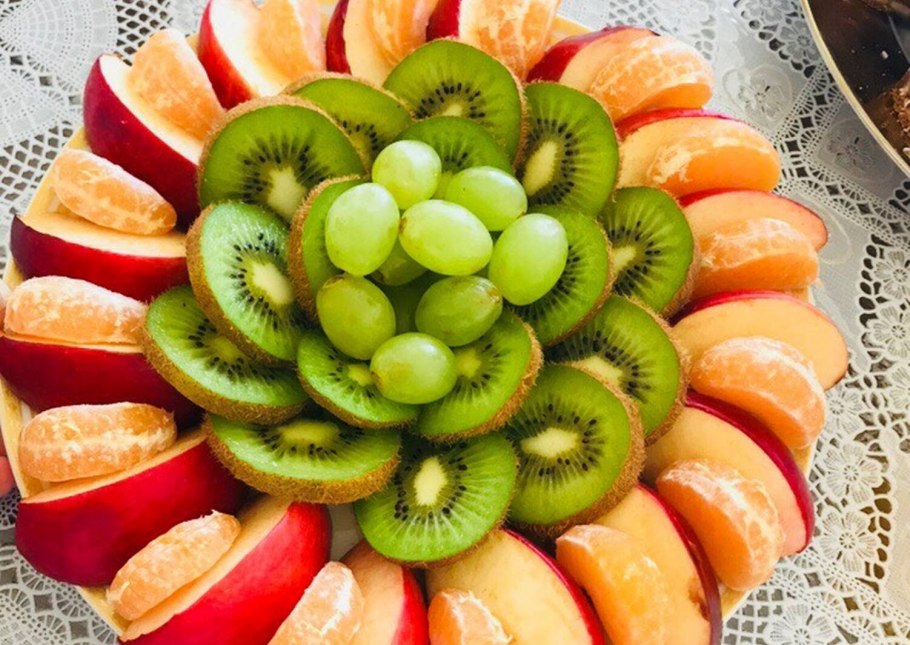 Красиво нарезать фрукты