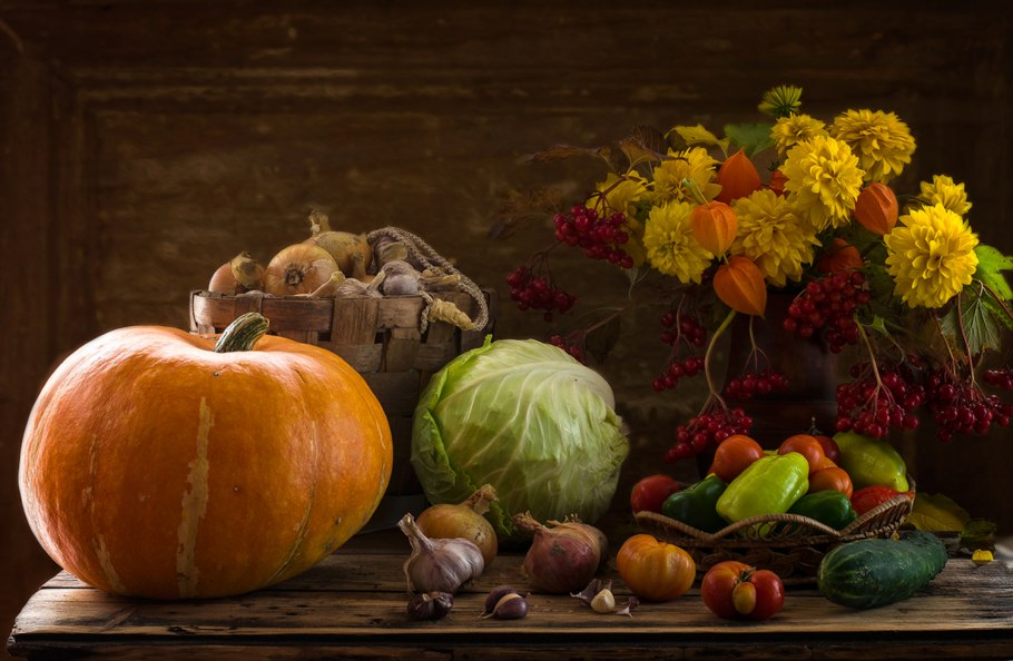 Натюрморт осенний урожай