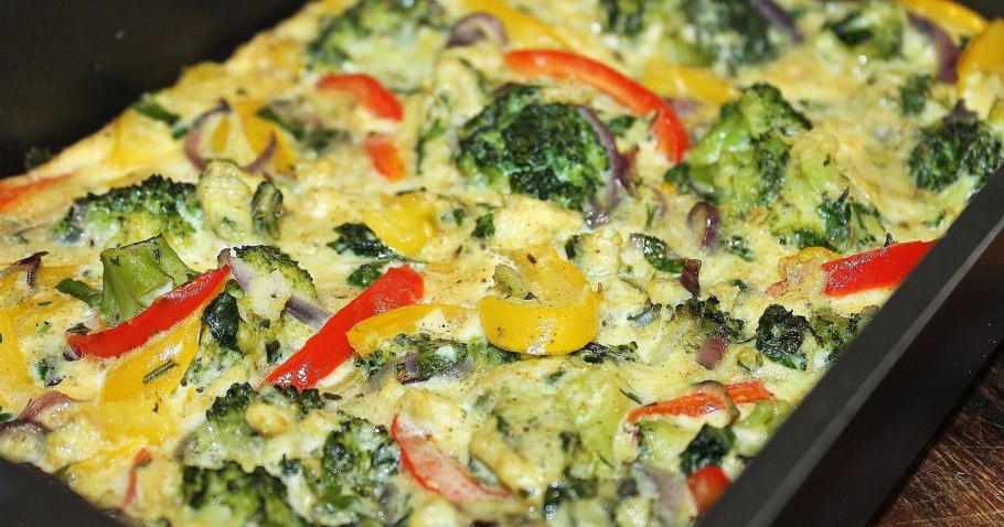 Фриттата с брокколи