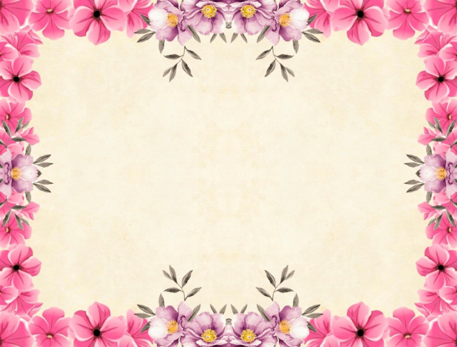 Рамка цветами