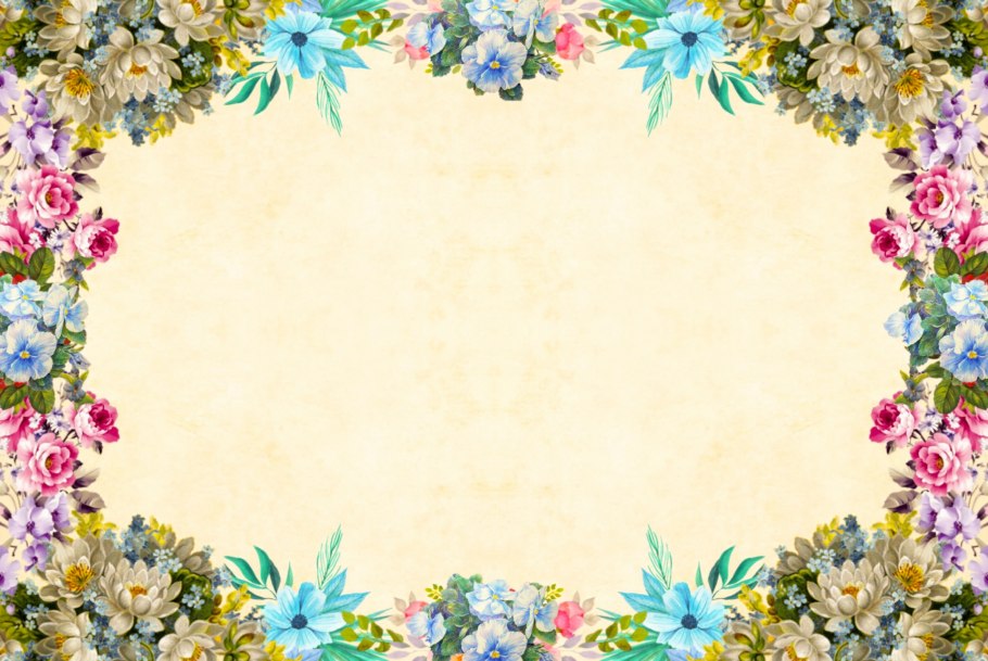 Рамка цветами