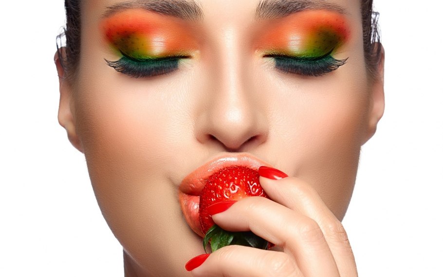 Макияж клубника