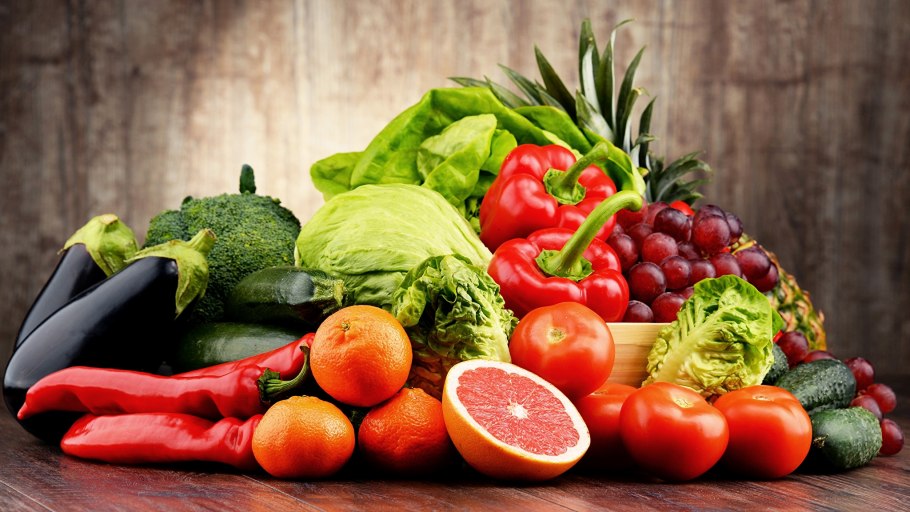 Овощи и фрукты в рационе