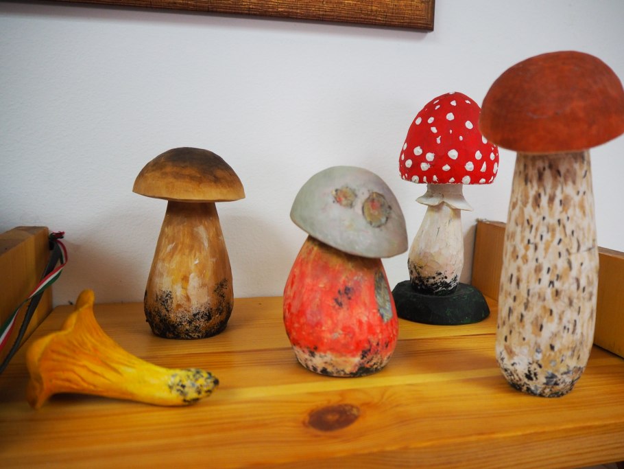 Поделка гриб из природного материала