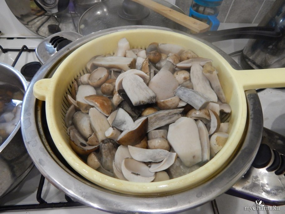 Маринованные грибы красноголовики