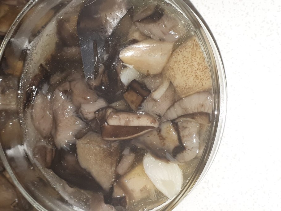 Замоченные грибы