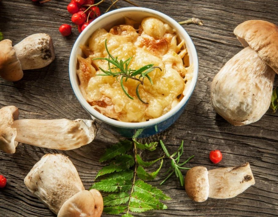 Фаршированные грибочки шампиньоны