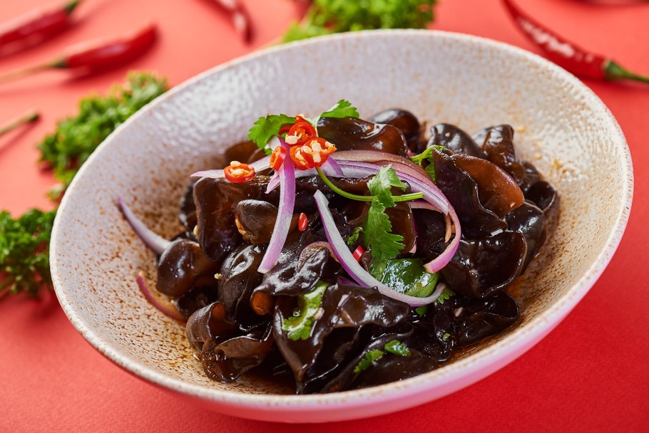 Древесные грибы приготовленные