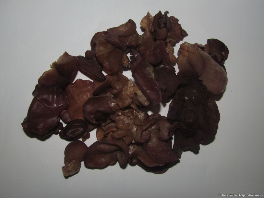 Древесные грибы китайские муэр упаковка