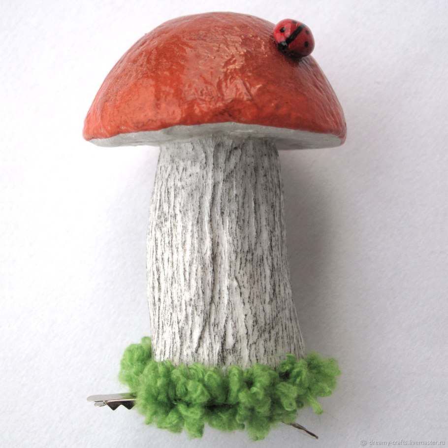 Ёлочная игрушка "гриб"