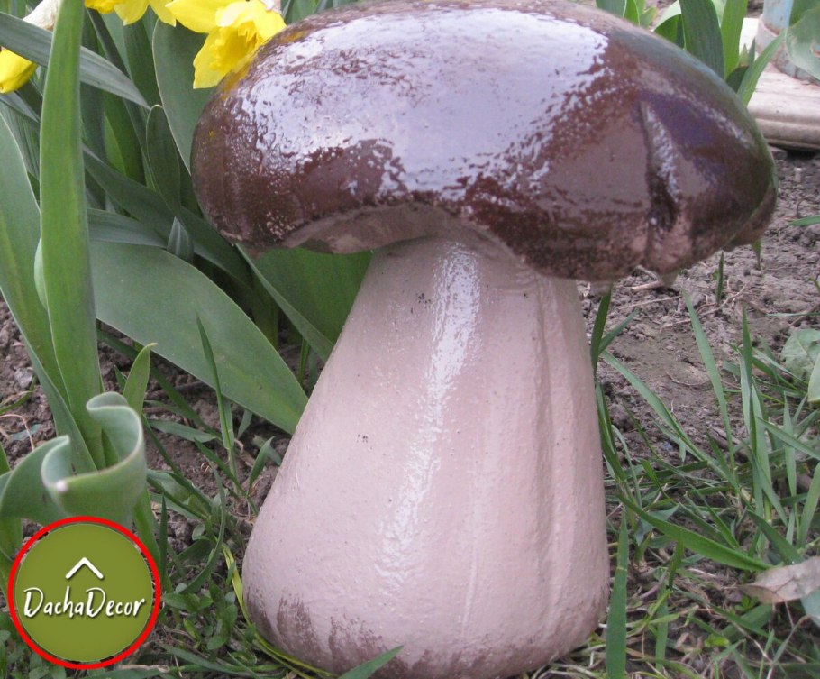 Грибы из цемента