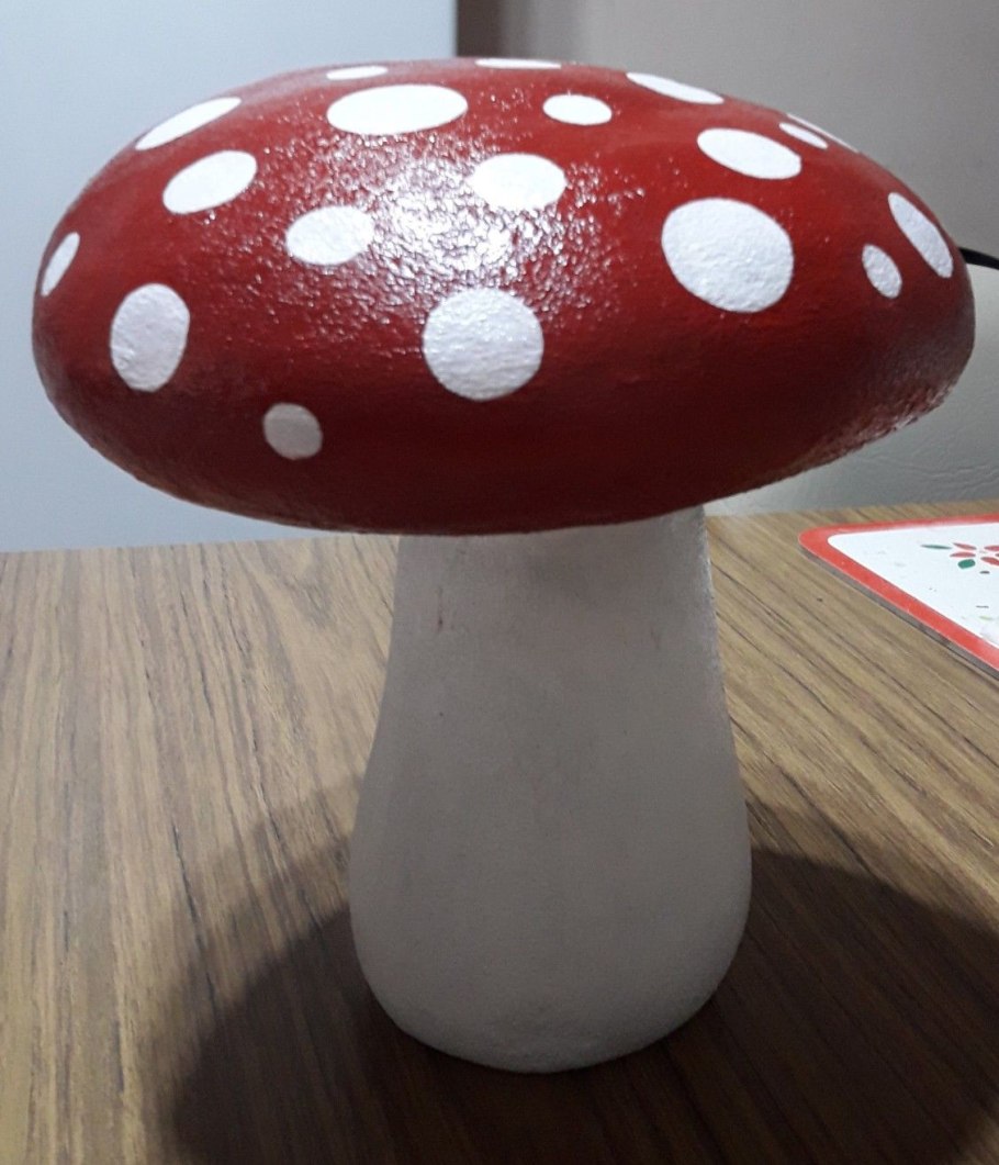 Грибы из цемента для сада своими руками