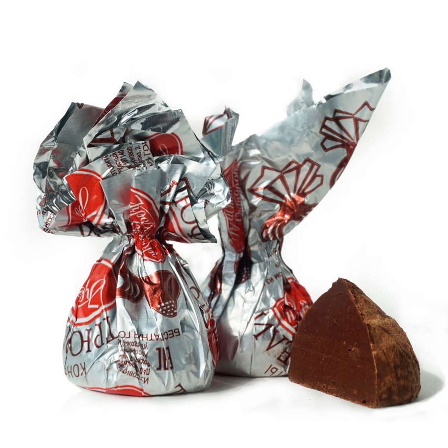 Конфеты трюфели красный октябрь