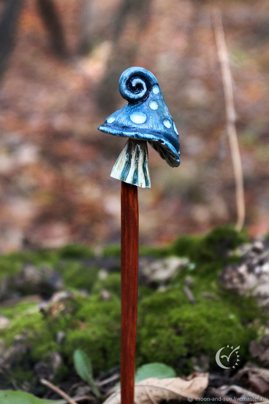 Гриб голубая Мицена