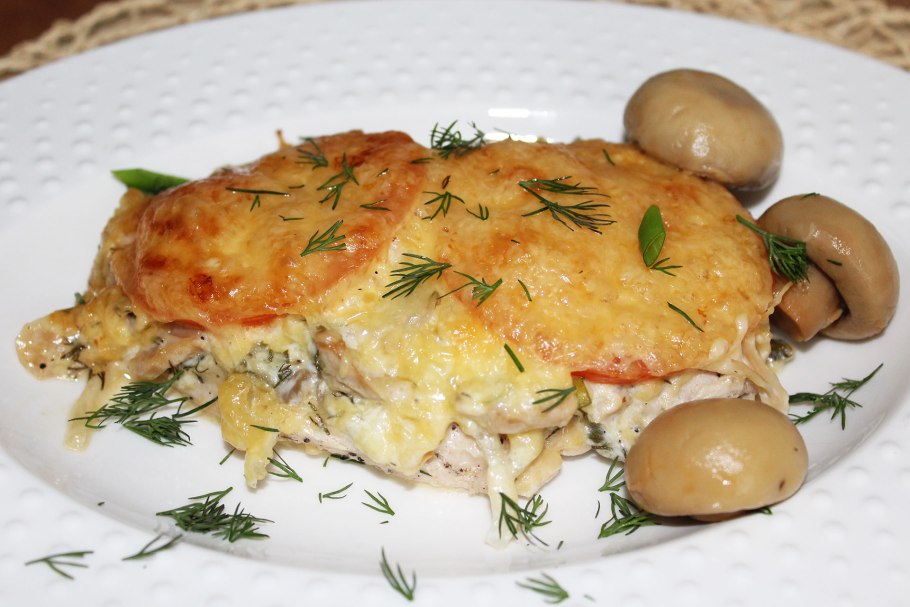 Курица с грибами