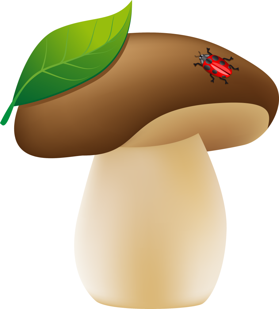 Гриб мультяшный